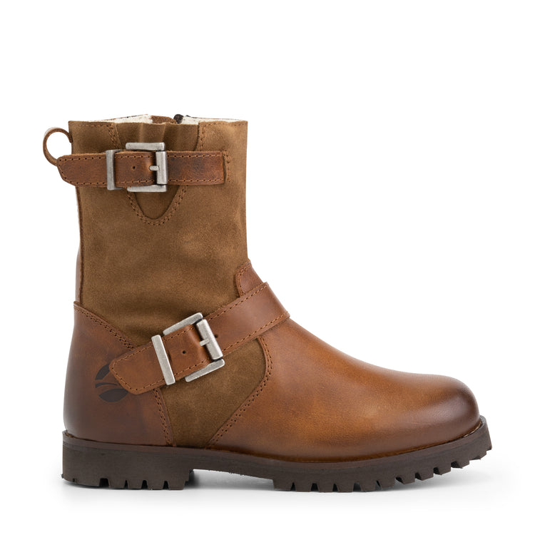 Lii - Wool-lined boots - Kids - Cognac R