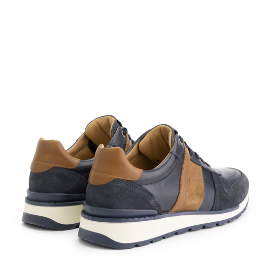 Brixworth - Leather sneakers - Men - Blue BD