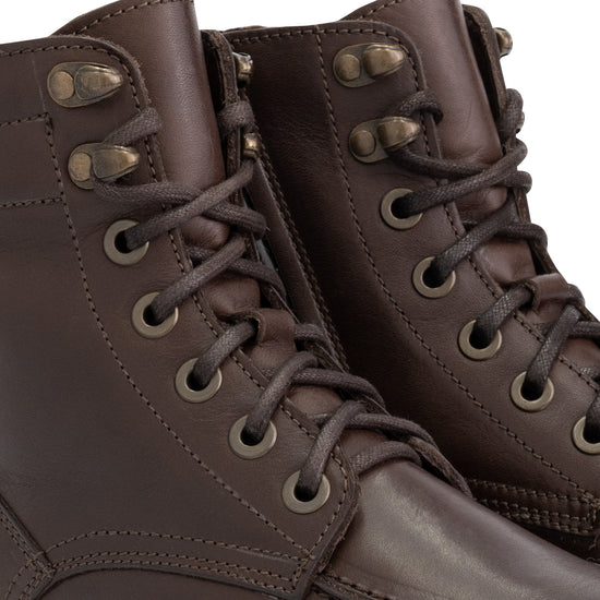 Haugesund - Wool-lined lace-up boots - Lady - Dark Brown DFW