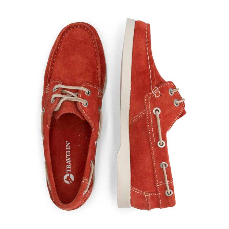 Penzance - Boat shoes - Lady - Red UPD