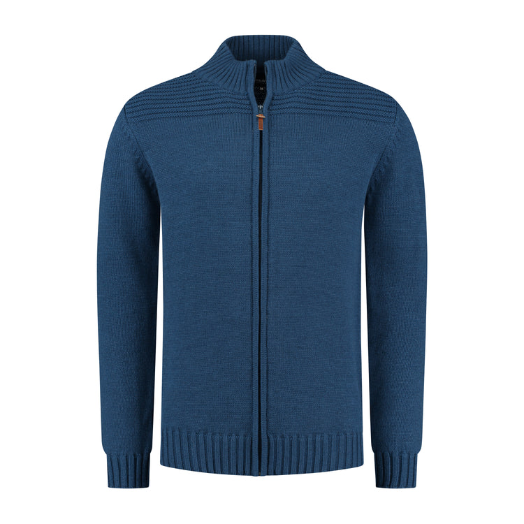 Raahe - Cardigan - Men - Blue F