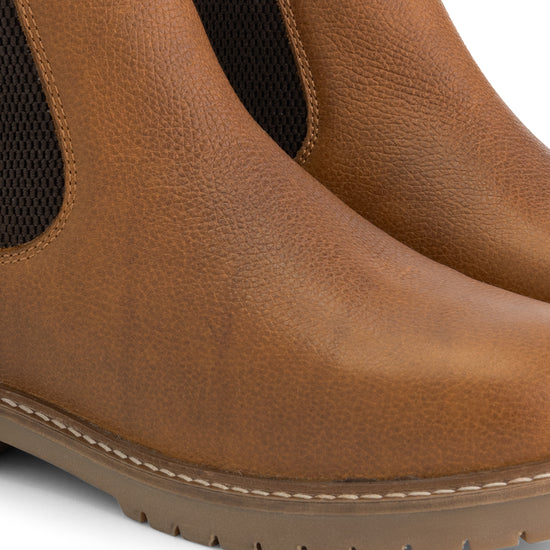 Romsdal - Wool-lined chelsea boots - Women - Cognac DFW