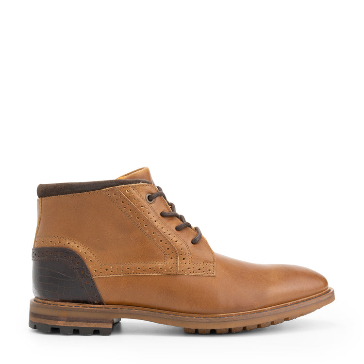 Welbourn - High lace-up shoes - Men - Cognac R