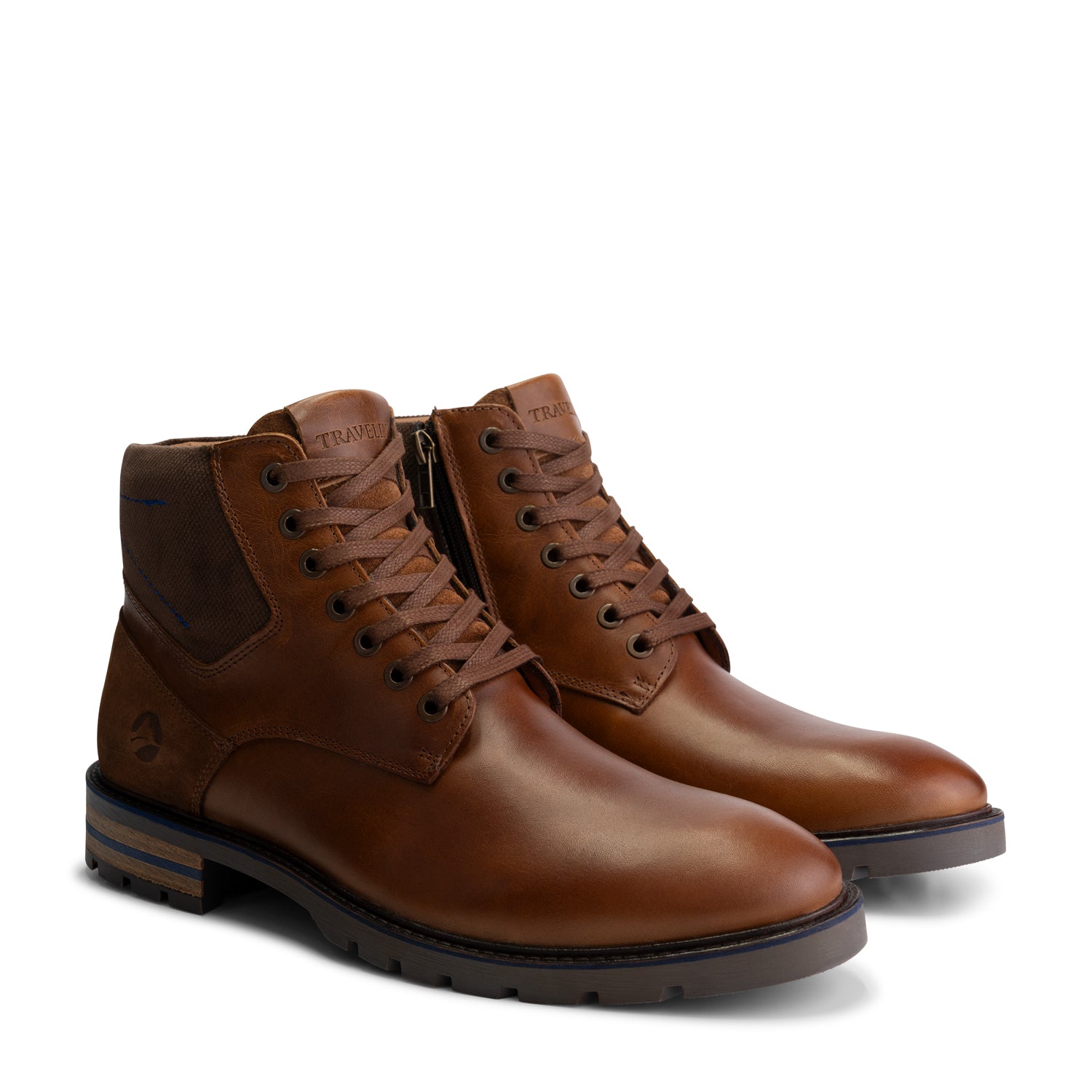 Harrington - High lace shoe - Men - Cognac FRD