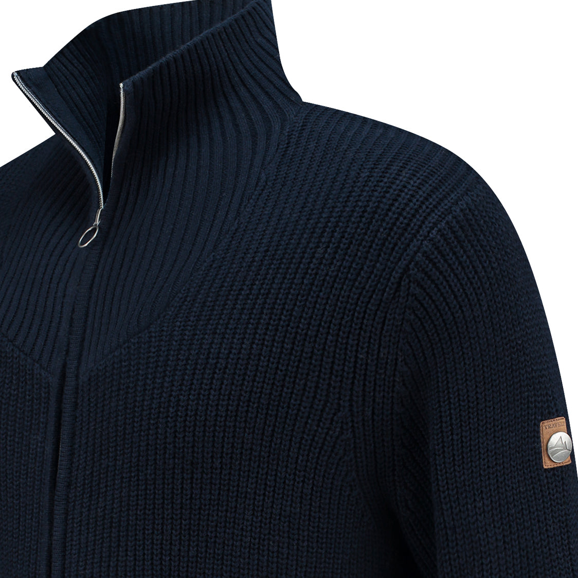 Snowdon - Cardigan cashmere/cotton blend - Men - Navy DCB