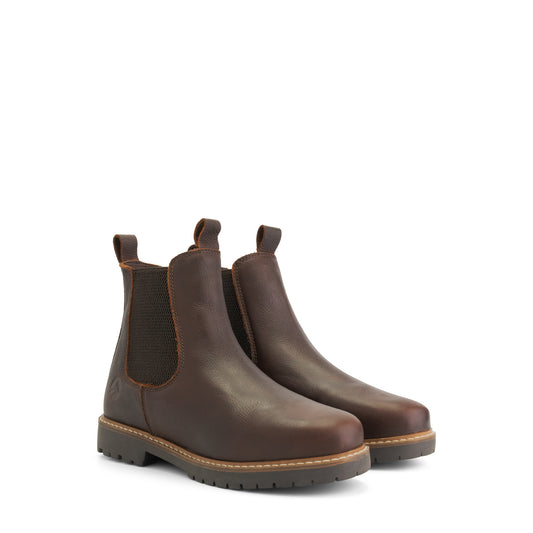 Romsdal - Wool-lined chelsea boots - Women - Dark brown FRD