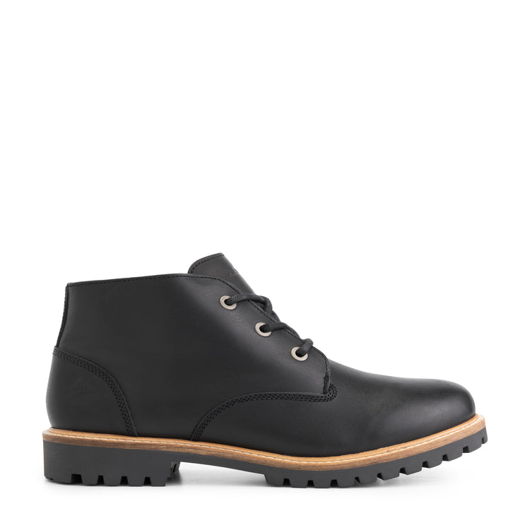 Trehuse - Wool-lined lace-up shoes - Men - Black R