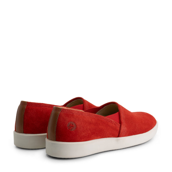 Tours - Suede slip-on shoes - Lady - Red BD