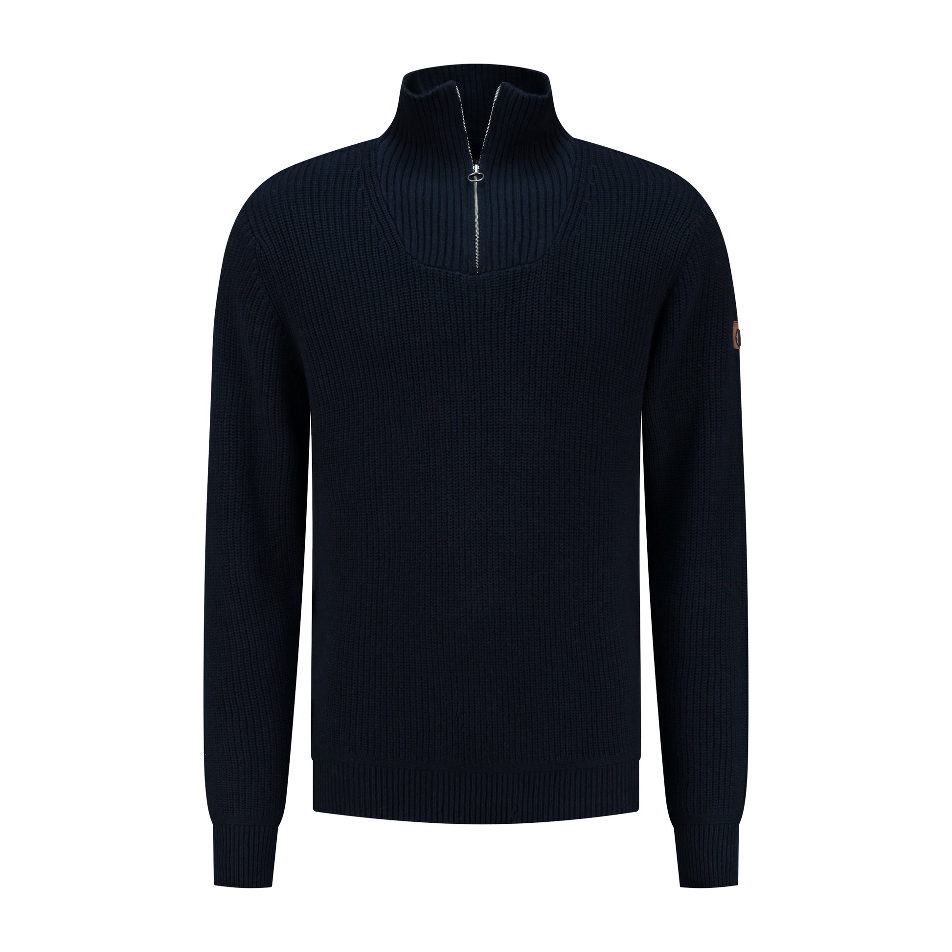 Brecon - Sweater cashmere/cotton blend - Men - Navy F