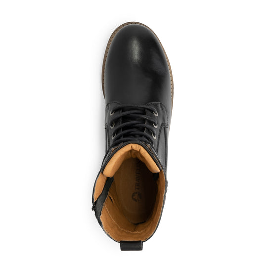 Kvosted - Leather lace-up boots - Men - Black UPS