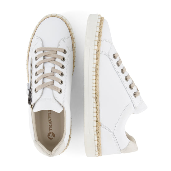 Arras - Leather sneakers - Lady - White UPD