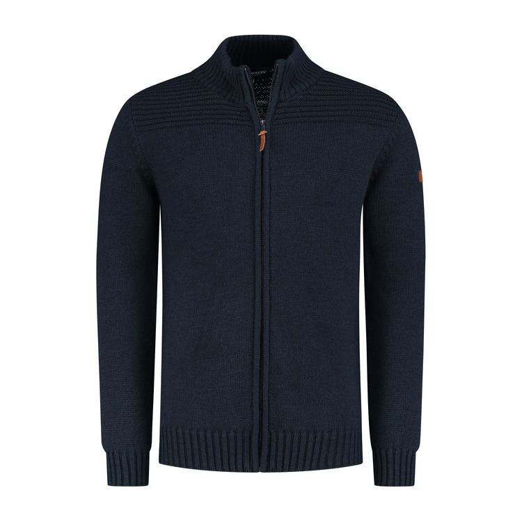 Raahe - Cardigan - Men - Navy F