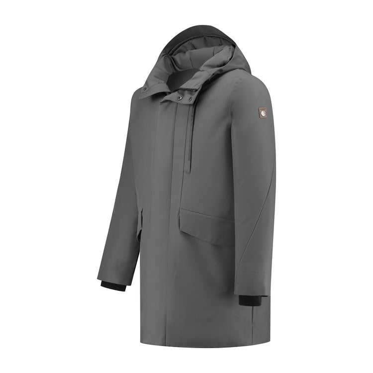 Asger - Parka jacket - Men - Dark Grey FL