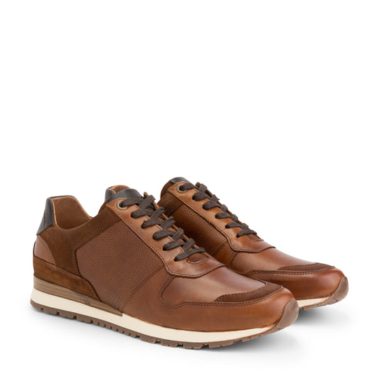 Tamworth - Leather sneakers - Men - Cognac FRD