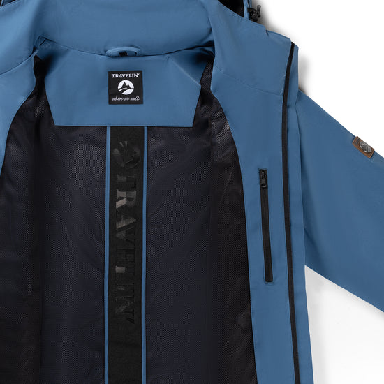 Aron - Waterproof jacket - Men - Blue DCI