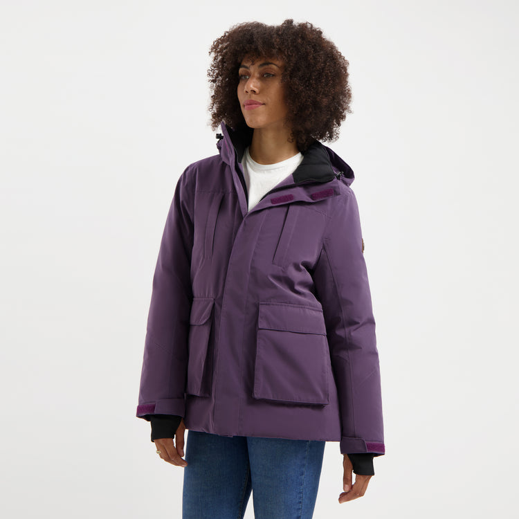 Thyra - Winter coat - Lady - Dark purple MV