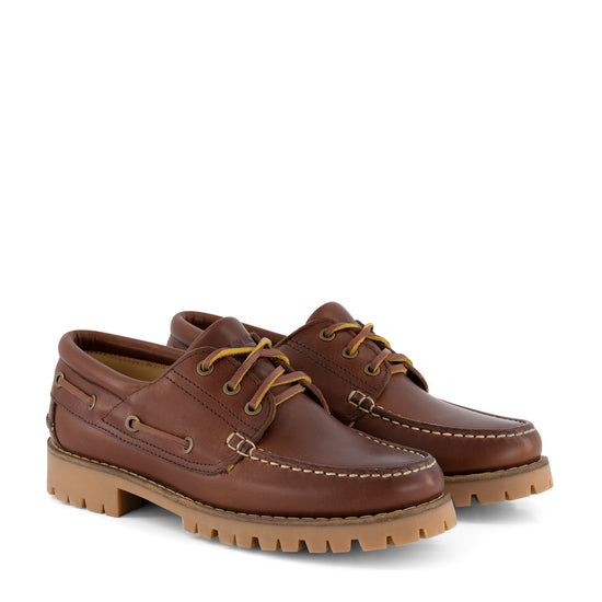 Plymouth - Boat shoes - Lady - Brown FRD