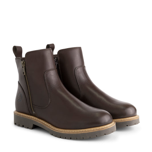 Vestmar - Leather ankle boots - Lady - Dark Brown FRD