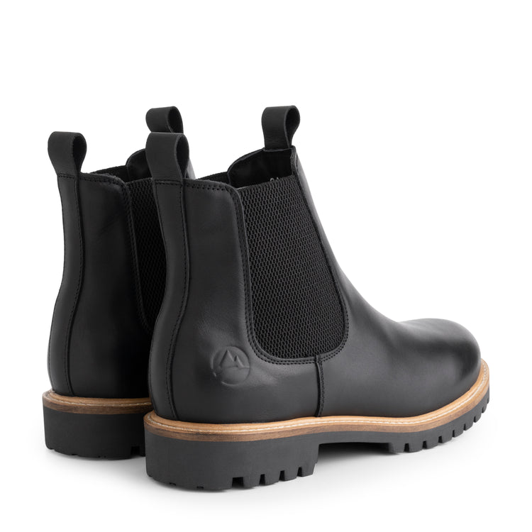 Randers - Leather chelsea boots - Men - Black BD