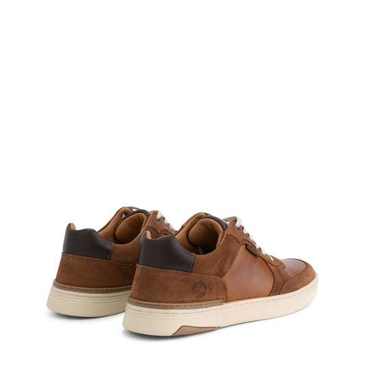 Burnham - Leather trainer - Men - Cognac BD