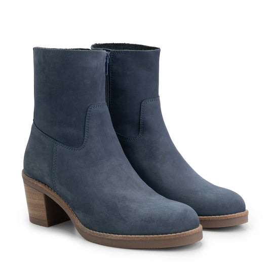 Morlaix - Nubuck  Ankle boots - Lady - Blue FRD