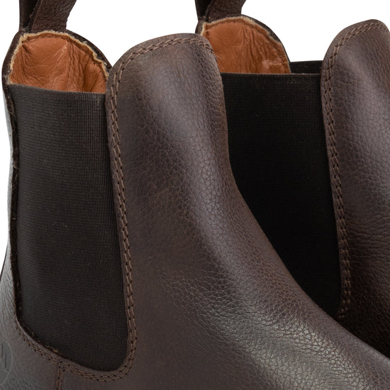 Leikanger - Leather chelsea boots - Lady - Dark Brown DFW