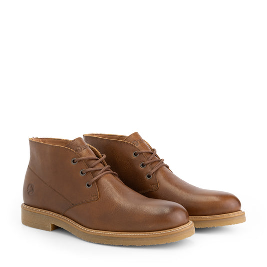 Rutland - High lace shoe - Men - Cognac FRD