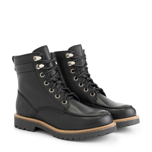 Rogaland - Leather lace-up boots - Lady - Black FRD