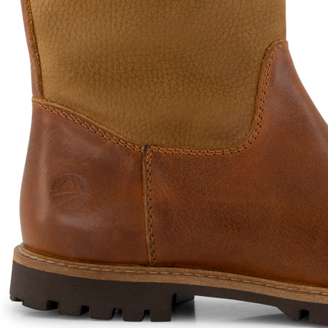 Norway - Wool-lined high outdoor boots - Men - Cognac DFH