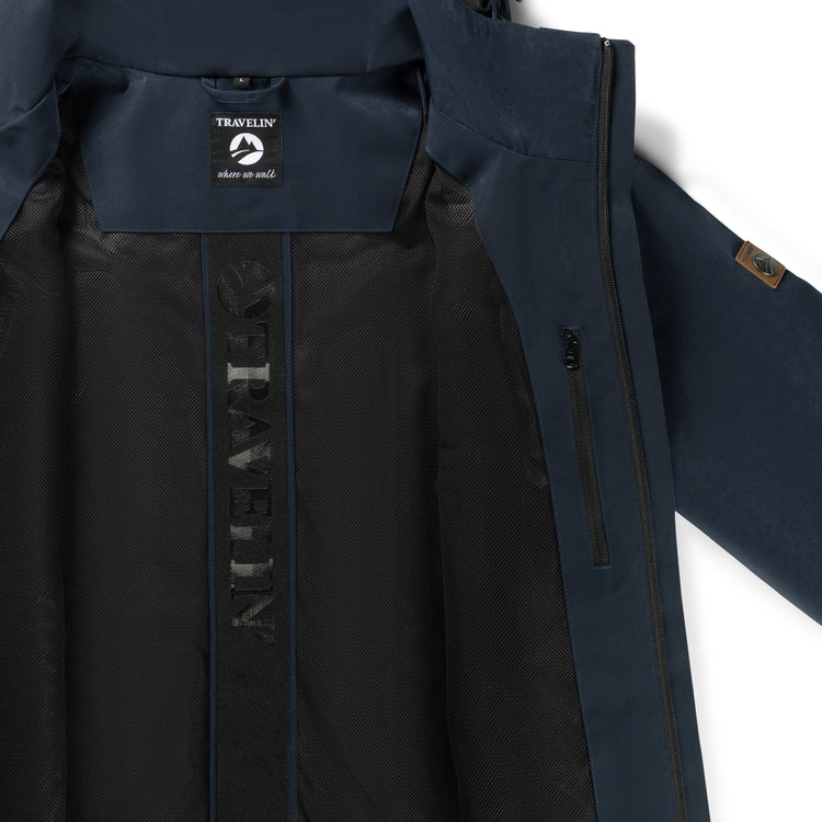 Aron - Waterproof jacket - Men - Navy DCI