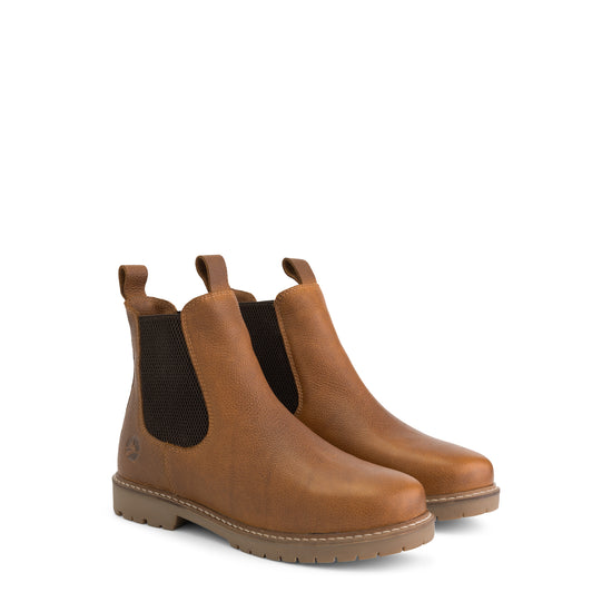 Romsdal - Wool-lined chelsea boots - Women - Cognac FRD