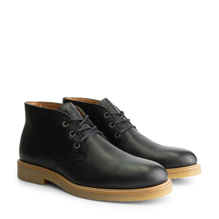 Rutland - High lace shoe - Men - Black FRD