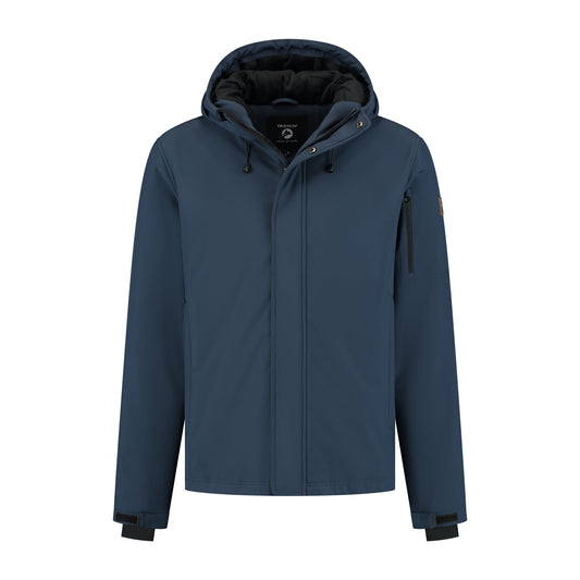 Esben - Waterproof softshell jacket - Men - Navy F