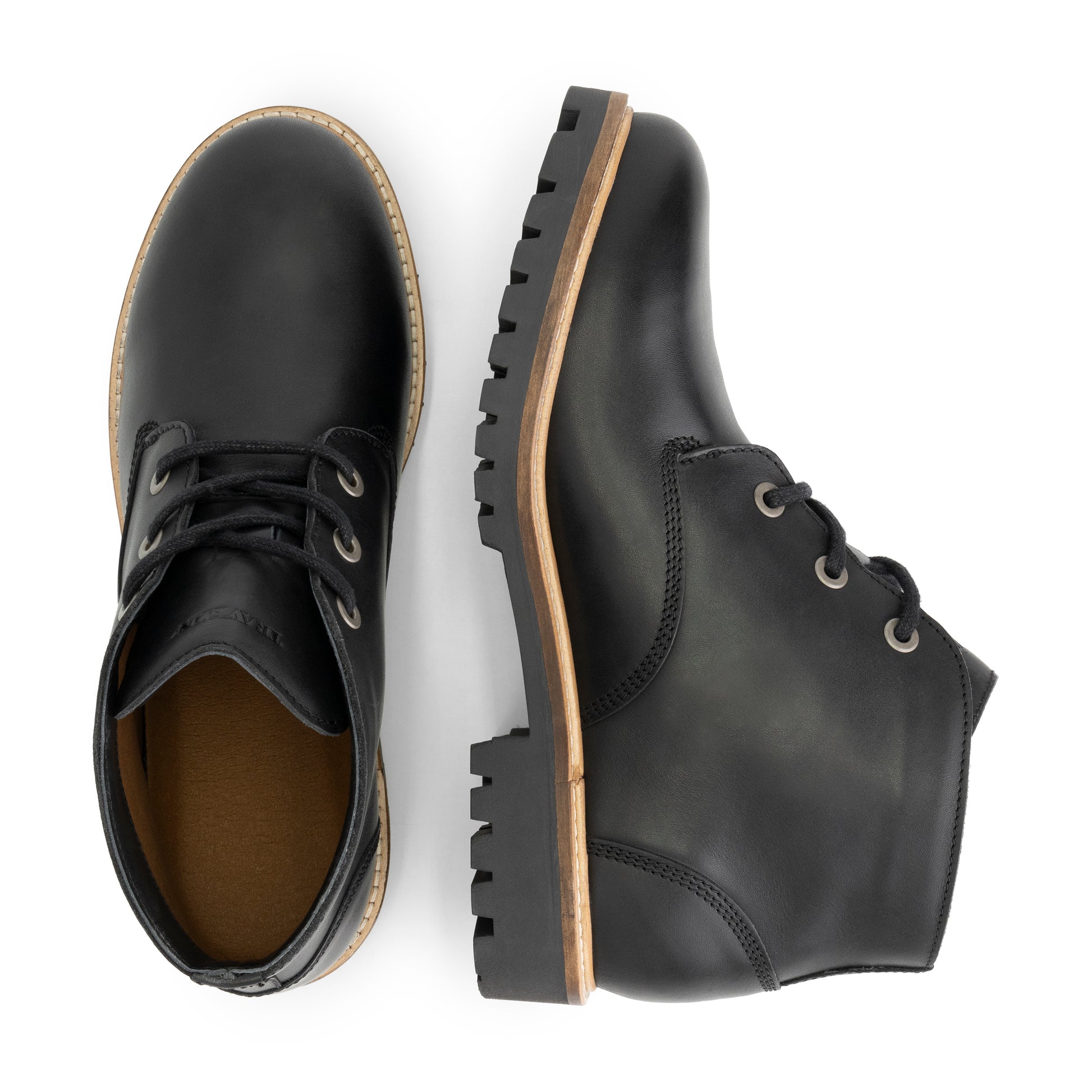 Tovgard - Leather lace-up shoes - Men - Black UPD