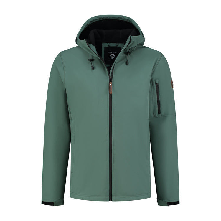 Sverre - Softshell jacket - Men - Green F