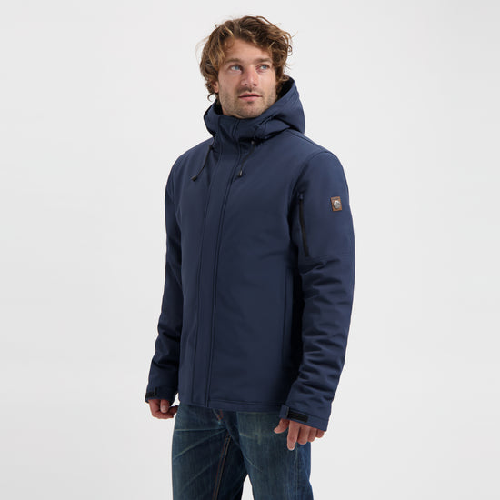 Esben - Waterproof softshell jacket - Men - Navy MV