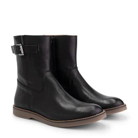 Lannion - Leather boot - Lady - Black FRD