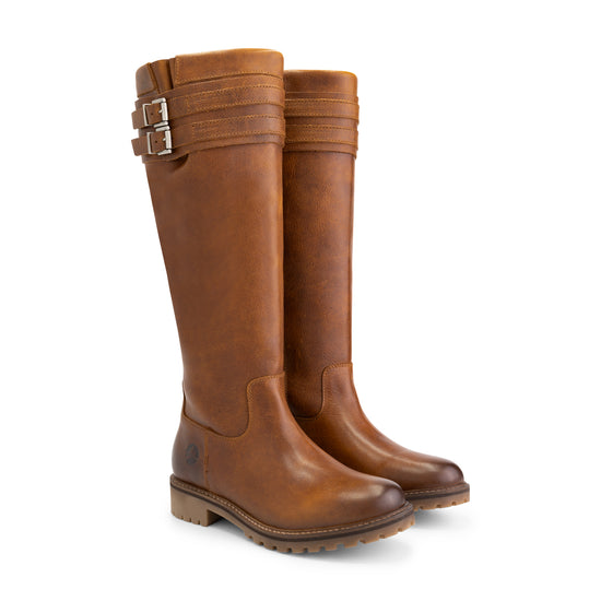 Stavanger - Knee-high boot - Lady - Cognac FRD