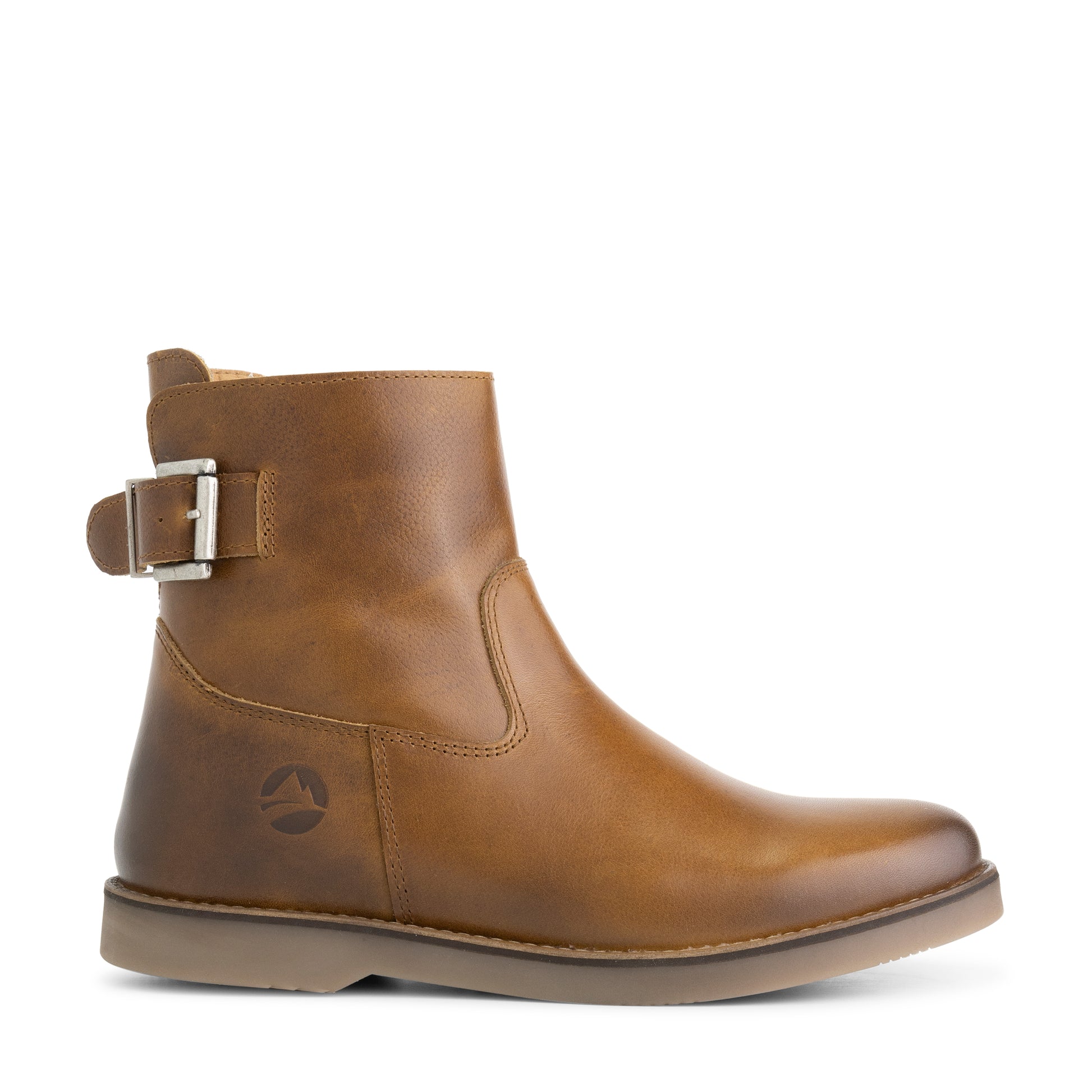 Loudeac - Leather ankle boots - Lady - Cognac R