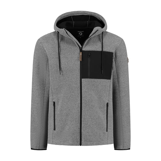 Lasse - Cardigan - Men - Dark grey F