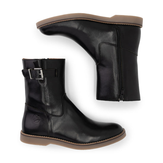 Lannion - Leather boot - Lady - Black UPD