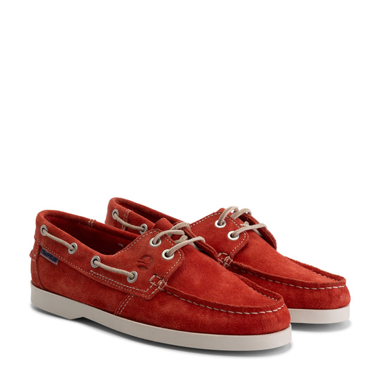 Penzance - Boat shoes - Lady - Red FRD