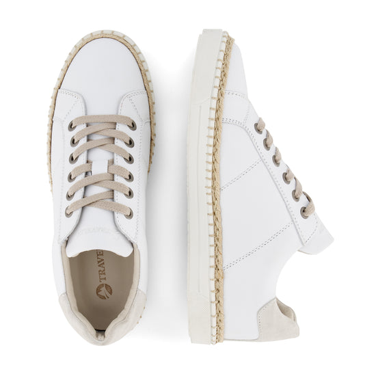 Caen - Leather sneaker - Lady - White UPD