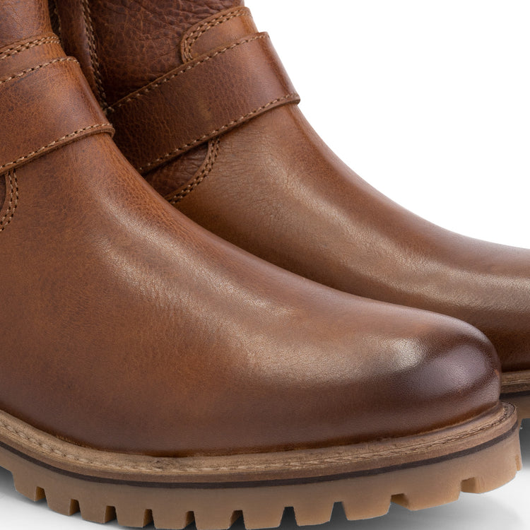 Silkeborg - Wool-lined boots - Men - Cognac DFW