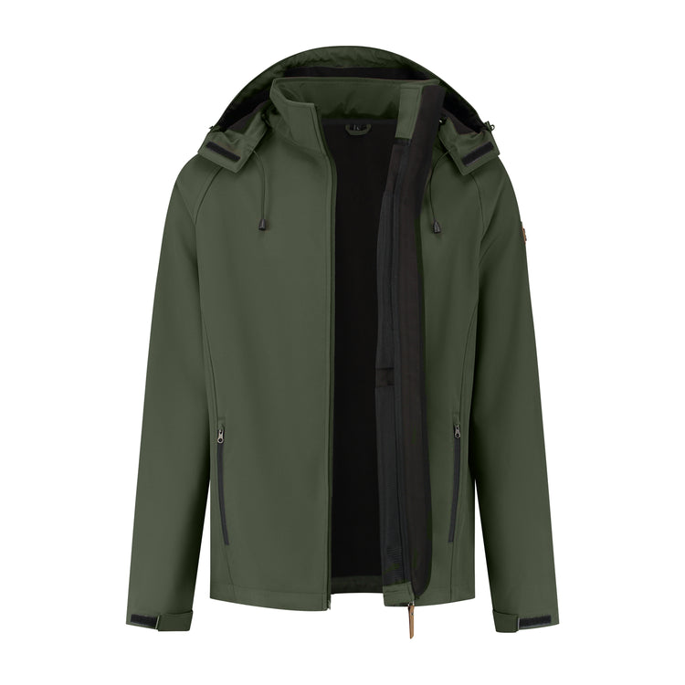 Tage - Softshell jacket - Men - Green CVO