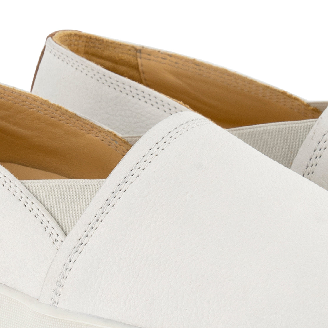 Tours - Leather slip-on shoes - Lady - White DFW