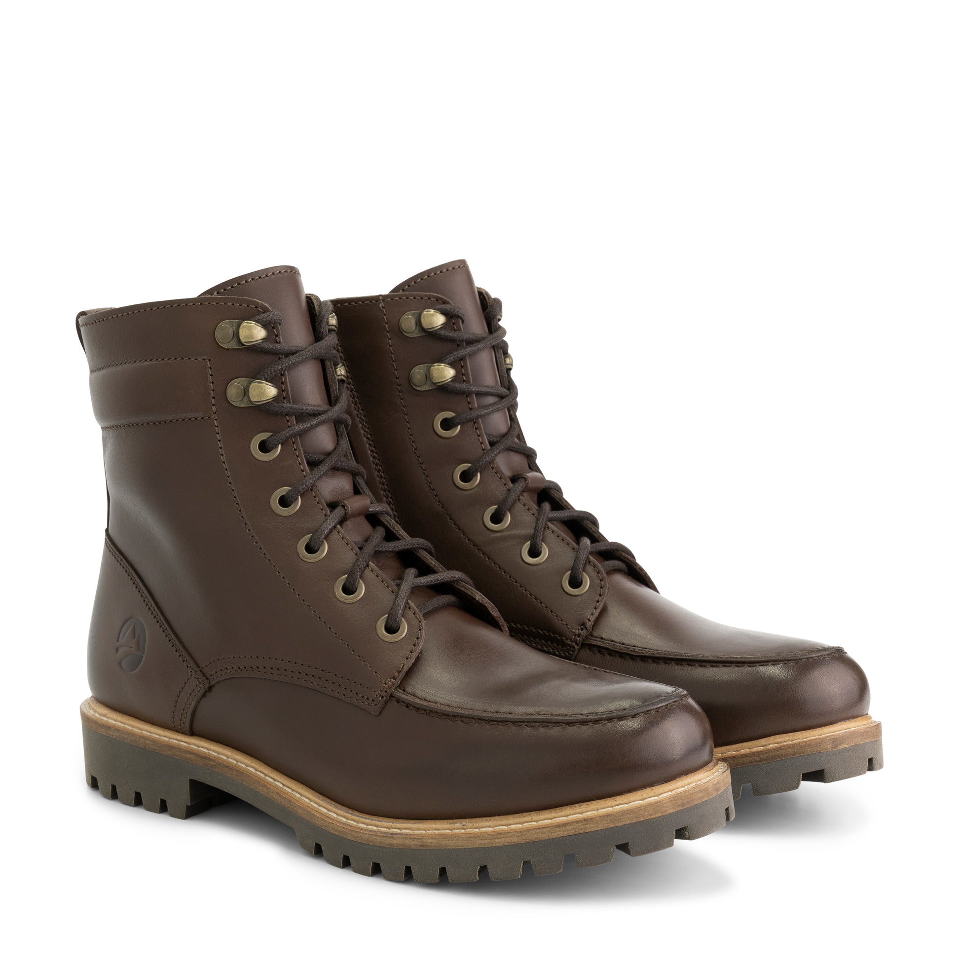 Rogaland - Leather lace-up boots - Men - Dark Brown FRD