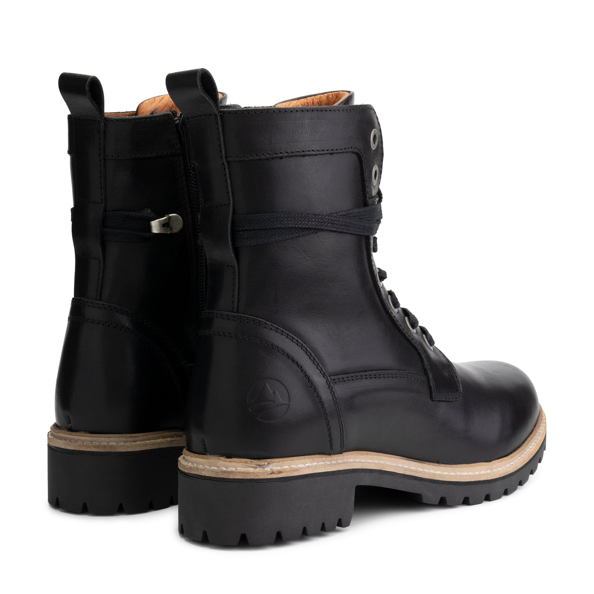 Kylland - Leren veterboots - Dames - Black BD