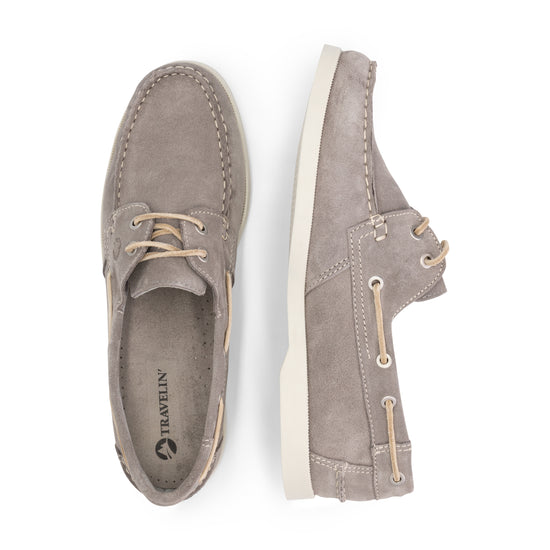 Penzance - Boat shoes - Men - Grey UPD