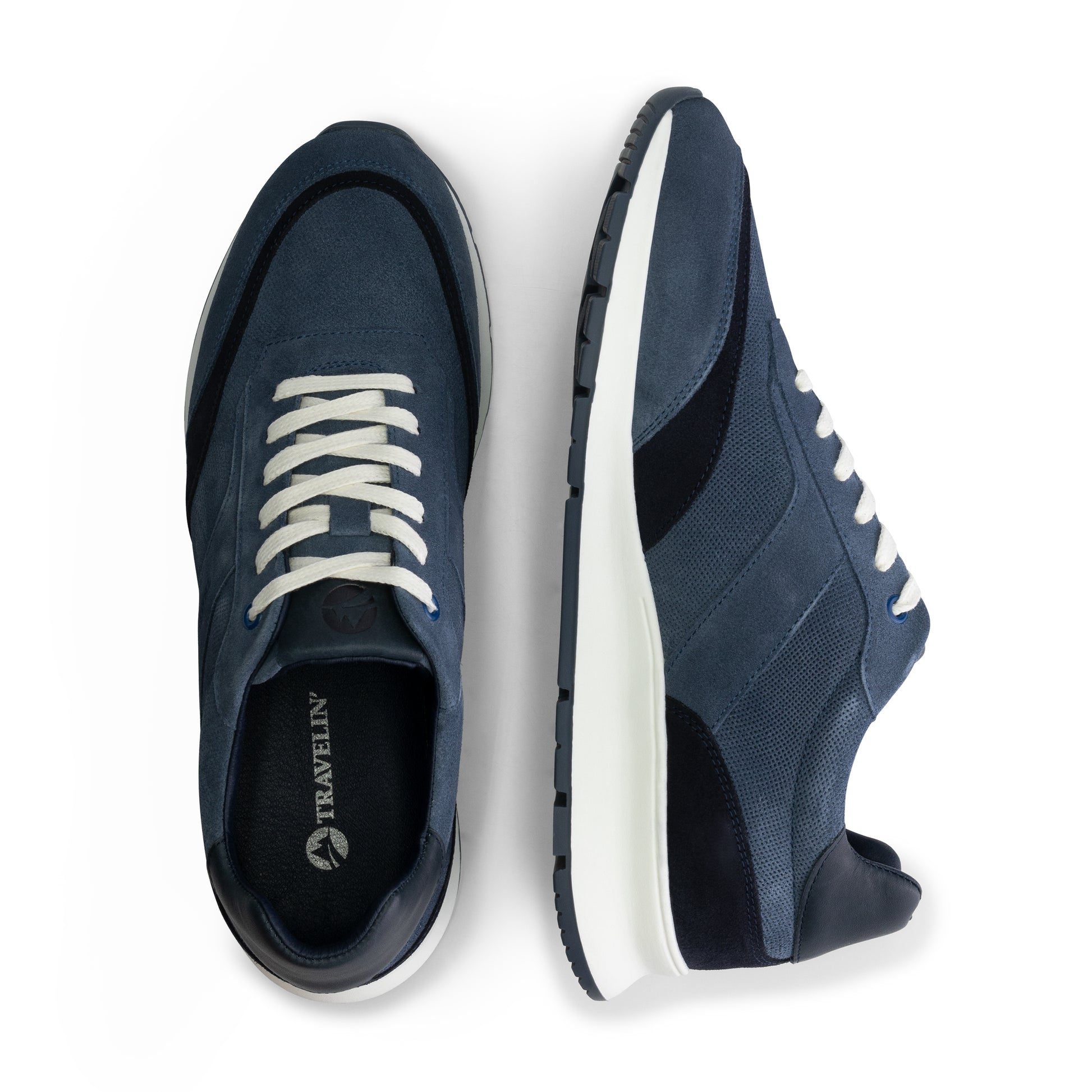 Bradlow - Leather sneaker - Men - Navy UPD